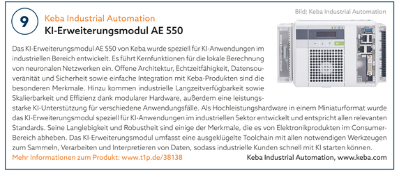 9: KEBA Industrial Automation | KI-Erweiterungsmodul AE 550 9: KEBA Industrial Automation | KI-Erweiterungsmodul AE 550