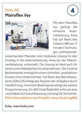 Kuka AG | Mairofl ex iisy Kuka AG | Mairofl ex iisy
