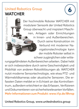 United Robotics Group | WATCHER United Robotics Group | WATCHER