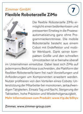 Zimmer GmbH | Flexible Roboterzelle ZiMo Zimmer GmbH | Flexible Roboterzelle ZiMo
