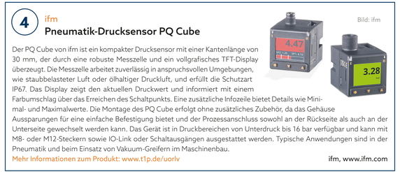 4: ifm electronic | Pneumatik-Drucksensor PQ Cube 4: ifm electronic | Pneumatik-Drucksensor PQ Cube