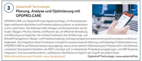 3: Opdenhoff Technologie | Planung, Analyse und Optimierung mit OPDPRO.CARE 3: Opdenhoff Technologie | Planung, Analyse und Optimierung mit OPDPRO.CARE