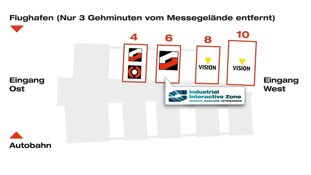 Hallenübersicht Motek 2026