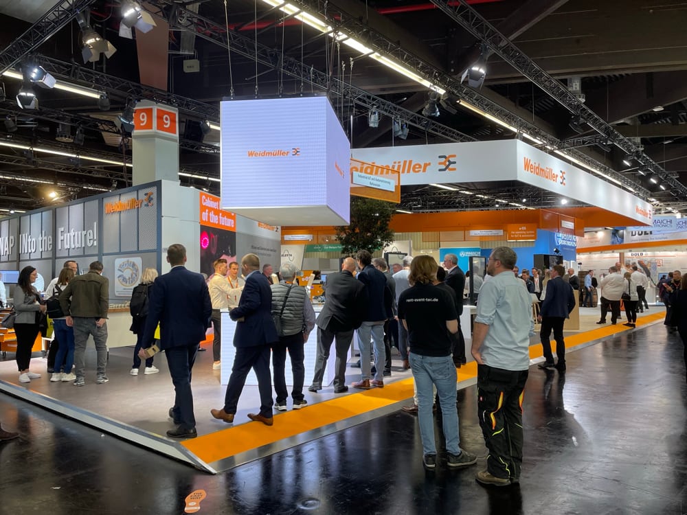 Weidmüller stand in Hall 9