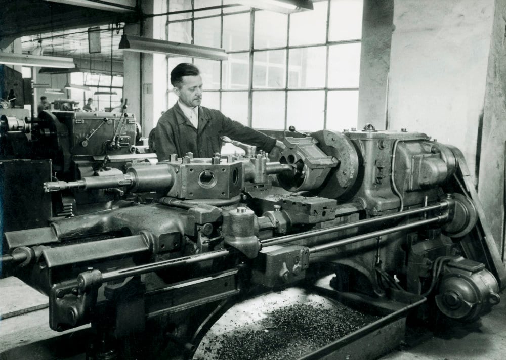 View of production in the 1940s