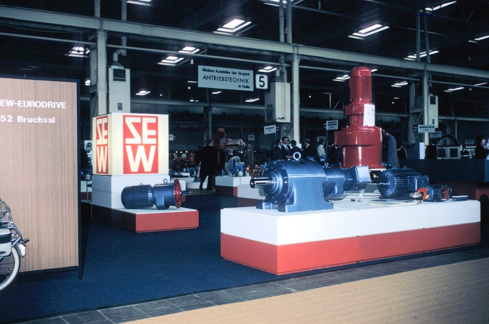 SEW-Eurodrive at the Hanover Fair 1972