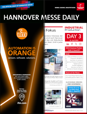 HANNOVER MESSE DAILY E-Paper zu Tag 3