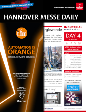 HANNOVER MESSE DAILY E-Paper zu Tag 4