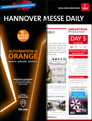 HANNOVER MESSE DAILY E-Paper zu Tag 5