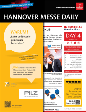 HANNOVER MESSE DAILY | E-Paper on Day 4 HANNOVER MESSE DAILY | E-Paper on Day 4
