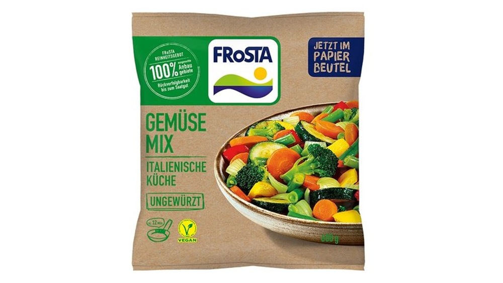 The first paper bag for frozen products The first paper bag for frozen products