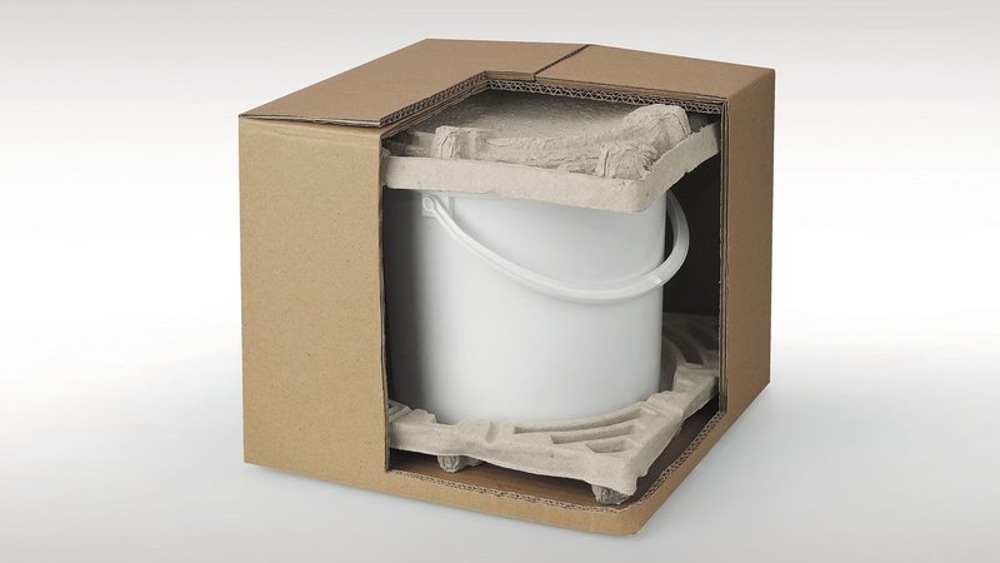 Bucket pads for the individual shipment of buckets - BucPac.de Bucket pads for the individual shipment of buckets - BucPac.de