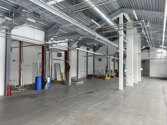 leere Lagerhalle