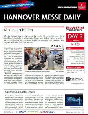 HANNOVER MESSE DAILY | E-Paper zu Tag 3