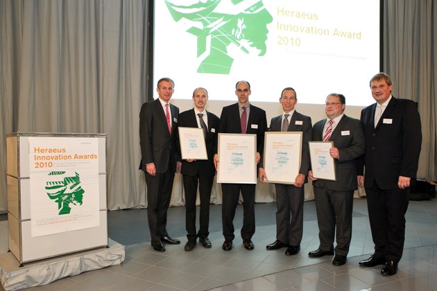 News: Heraeus Innovationspreise 2010: Doppelsieg für Quarzglas-Innovationen News: Heraeus Innovationspreise 2010: Doppelsieg für Quarzglas-Innovationen