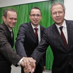 Knapps Powerteam: Hofer, Grabner und Wünscher.