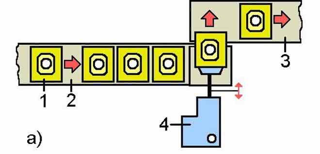 Arrangement of workpiece storage units