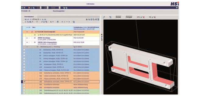 Planning time and cost calculation