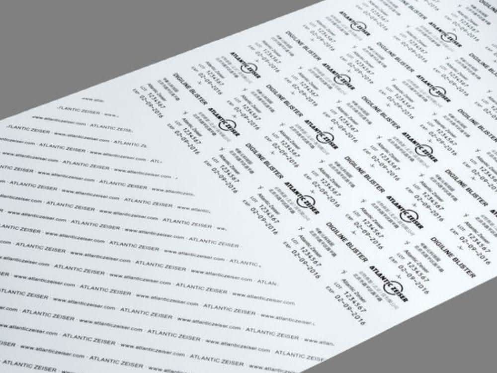 Blister printing