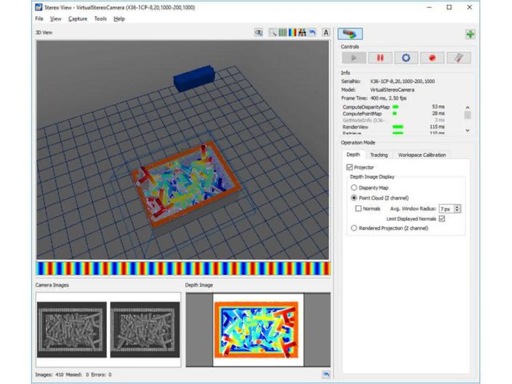 Demo program NxView