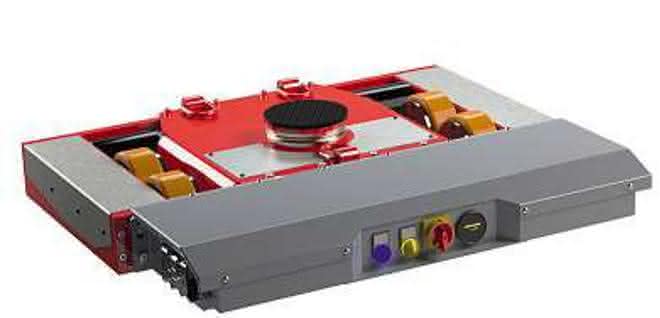 Fördertechnik & Komponenten: Jung Hebetechnik: Elektrisch angetriebenes Fahrwerk Fördertechnik & Komponenten: Jung Hebetechnik: Elektrisch angetriebenes Fahrwerk