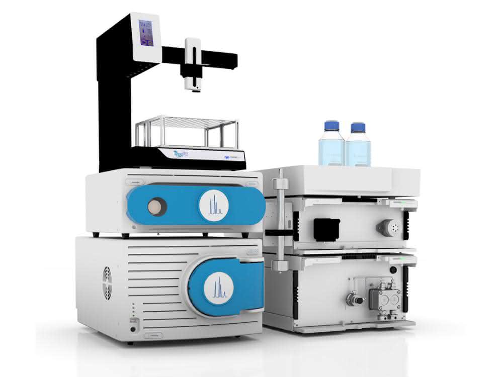 4000 MiD Massenspektrometer mit automatischer Flowsplit-Einheit 4000 MiD Massenspektrometer mit automatischer Flowsplit-Einheit