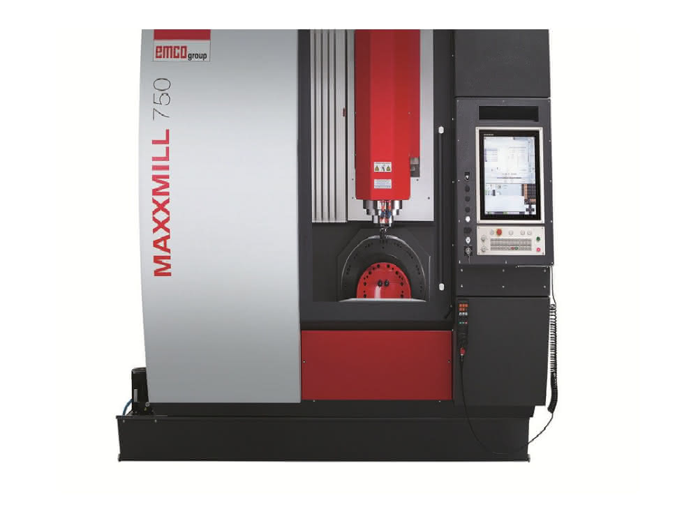 Milling center for 5-sided machining