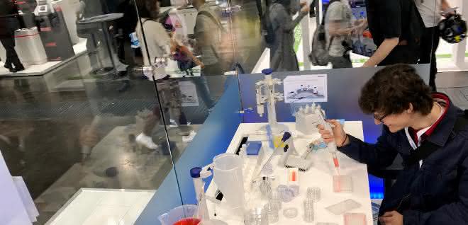 Labor-Showroom während der Labvolution 2017.