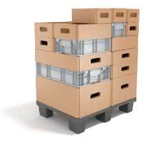 Small load carriers made of corrugated cardboard