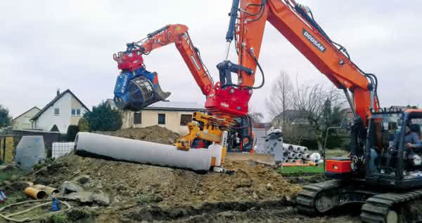 Bagger und Radlader: Drei neue Bagger für Projekte in Leipzig neue Bagger von Doosan