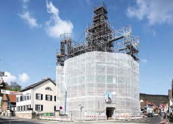 Baustelle: Sicherer Arbeitsplatz für die Sanierung Arbeitsgerüst