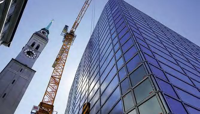 Baustelle: Schützende Verkleidung Hugendubelhaus