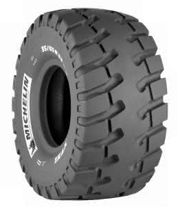 Der neue Baumaschinenreifen Michelin XTXL E4 L4. (Abb.: Michelin)