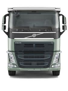 Bagger und Radlader: Volvo Trucks: FH mit extra niedrigem Fahrerhaus Der neue Volvo FH mit niedrigem Fahrerhaus. (Abb.: Volvo Trucks)