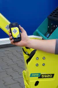 Bagger und Radlader: Ammann: Mit QR-Code direkt zur richtigen Pflege Einfach kurz den QR-Code scannen und schon zeigt das Smartphone alle relevanten Informationen zur jeweiligen Ammann-Maschine an. (Ammann)