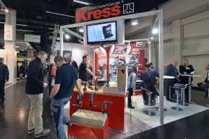 Krane + Hebebühnen: Kress: Neuer Akkubohrhammer auf Eisenwarenmesse (Abb.: Kress)