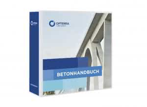 Das neue Opterra Betonhandbuch als Nachschlagewerk für alle Betontechnologen und –fachkräfte. (Abb.: Opterra)