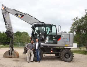 Der Cat Mobilbagger M318F. (Abb.: Zeppelin) 