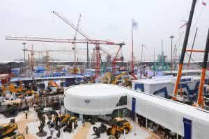 Freigelände auf der bauma. (Abb.: Bauma China)