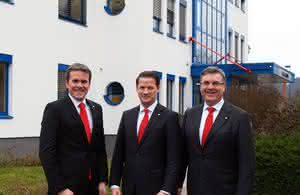 Tobias Götz, Leopold Pasquali, Karsten Köhler (v.l.n.r.) (Abb.: Prefa)
