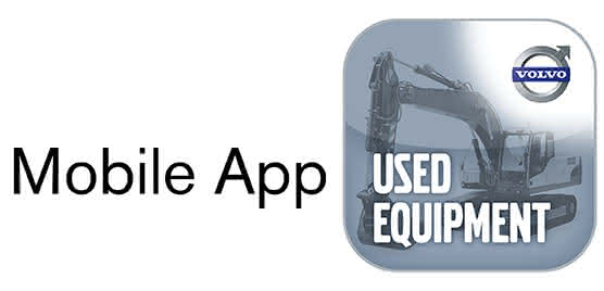 Die Volvo Used Equipment App bietet einen Zugang in 24 Sprachen und unmittelbaren Zugriff auf die Live-Datenbank der Gebrauchtmaschinen. (Abb.: Volvo)