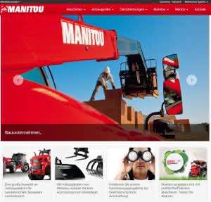 Das neue www.manitou.com (Abb.: Manitou)