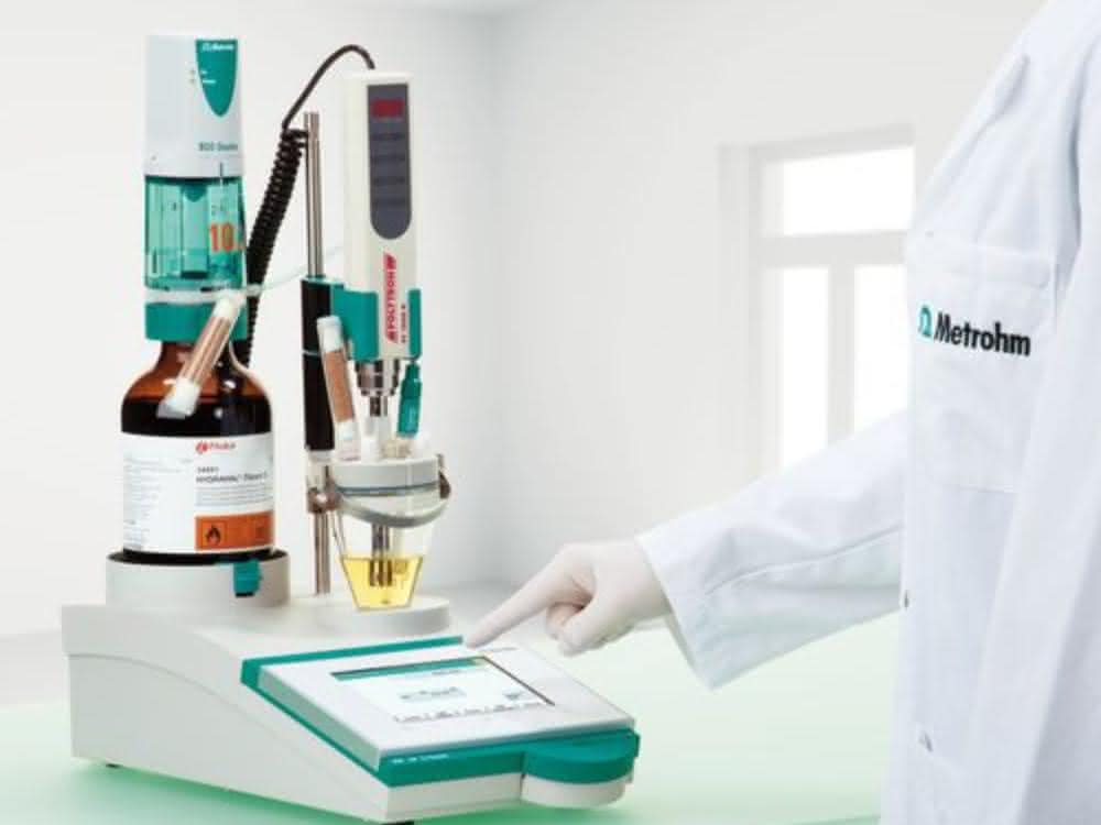 Titrationszelle mit integriertem Dispergierer