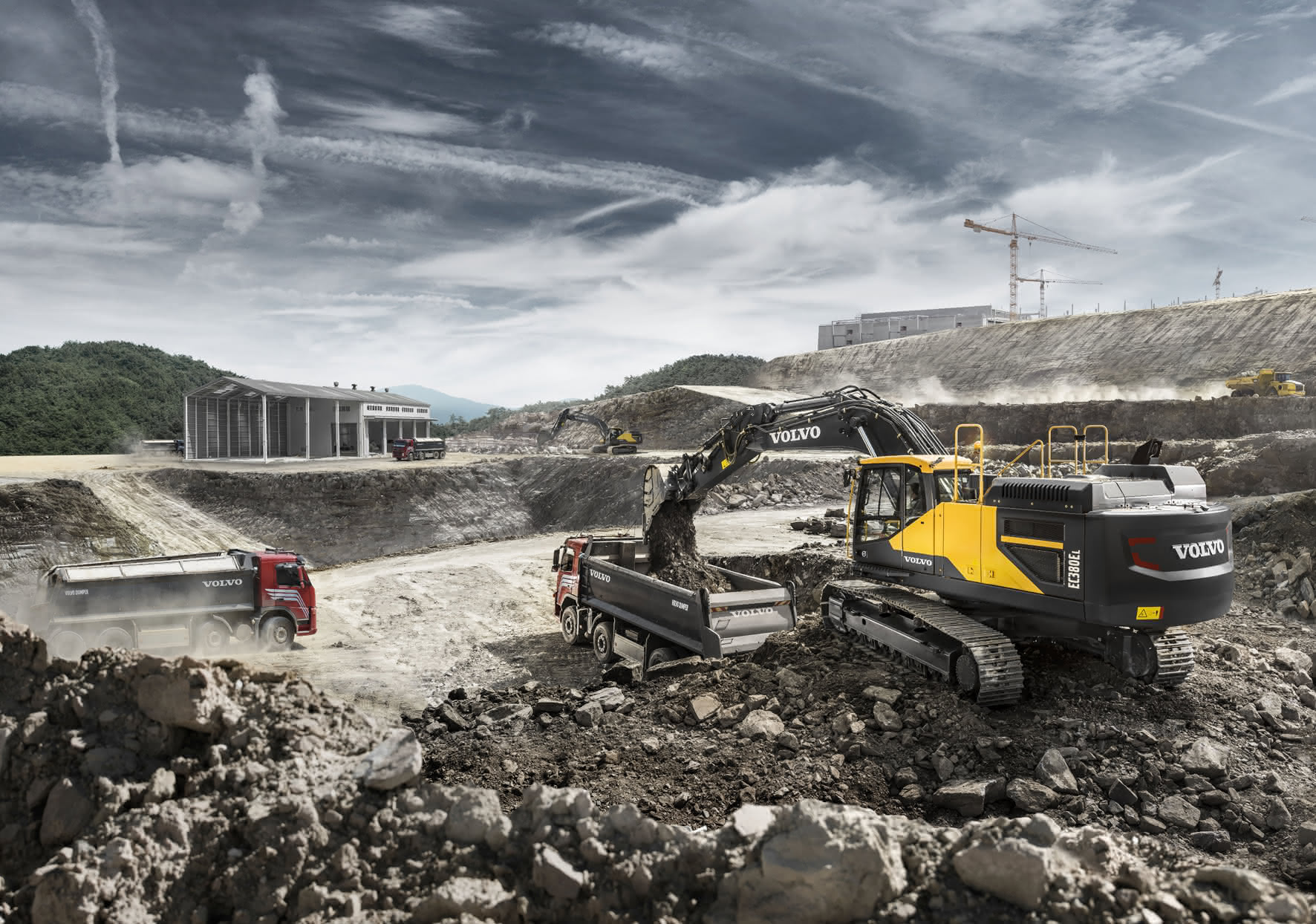 Bagger und Radlader: Volvo CE: Schwergewicht für harte Bedingungen Bagger und Radlader: Volvo CE: Schwergewicht für harte Bedingungen