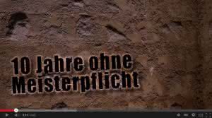 Artikelsuche: Video: Zehn Jahre ohne Meisterpflicht schaden der Branche