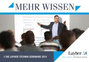 Krane + Hebebühnen: Layher: Technik-Seminare ausgebaut