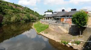 Artikelsuche: Ingenieurkammern Rheinland-Pfalz und Hessen: Nachwuchs für den Beruf begeistern Eines der 5 vorgestellten Ingenieurbauwerke. Hochwasserschutz in Bad Kreuznach (Abb.: Kristina Schäfer)