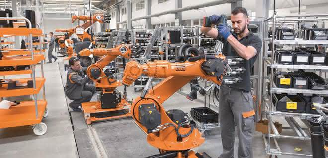Kuka robot assembly
