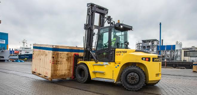 Hyster heavy-duty forklift trucks Hyster heavy-duty forklift trucks
