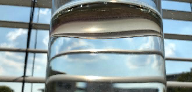 Glas mit Wasser